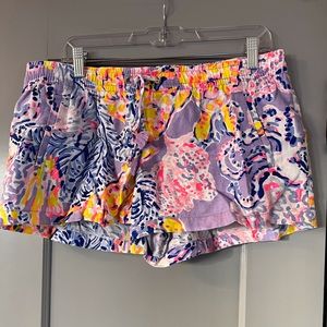 Lilly Pulitzer Tassel Linen Shorts